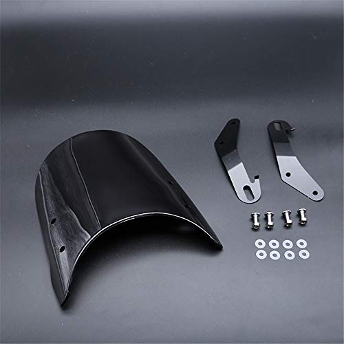 Motorcycle Small Windshields,Universal Windscreen Wind Defector w/Mount
