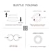 Nanwuji A-line Hoopless Petticoat Crinoline Underskirt Slips Floor Length for Bridal Wedding Dress, White, One Size