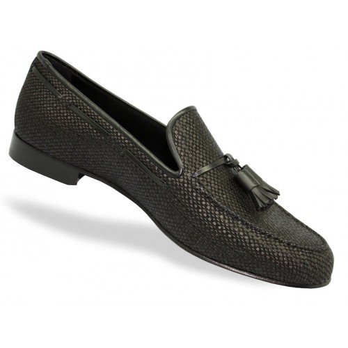 Animas Code Mens Black Raffia Albert Size : 41