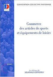 Convention collective nationale, Commerce des articles de sports et équipements de loisirs
