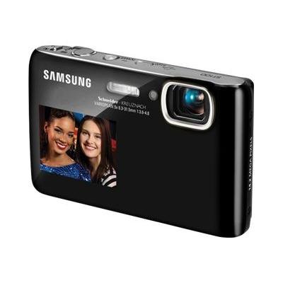 Samsung ST100 - Digital camera - compact - 14.2 Mpix - optical zoom: 5 x - supported memory: microSD, microSDHC - black