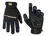 CLC Custom Leathercraft L123L Workright Cold Weather Insulation Flex Grip Work Gloves, Shrink Resistant, Improved Dexterity, Tough, Stretchable, Excellent Grip