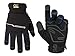 Custom LeathercraftL123L Workright Cold Weather Insulation Flex Grip Work Gloves, Shrink Resistant, Improved Dexterity, Tough, Stretchable, Excellent Grip , Black , Large