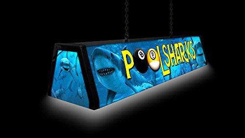 44" Acrylic Pool Table Light, Pool Sharks