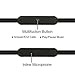 3.5mm Headphone iKross in-Ear Noise-Isolation Stereo Earbuds with Microphone (Black) for Apple iPhone iPad Samsung Galaxy Phone and Tablets