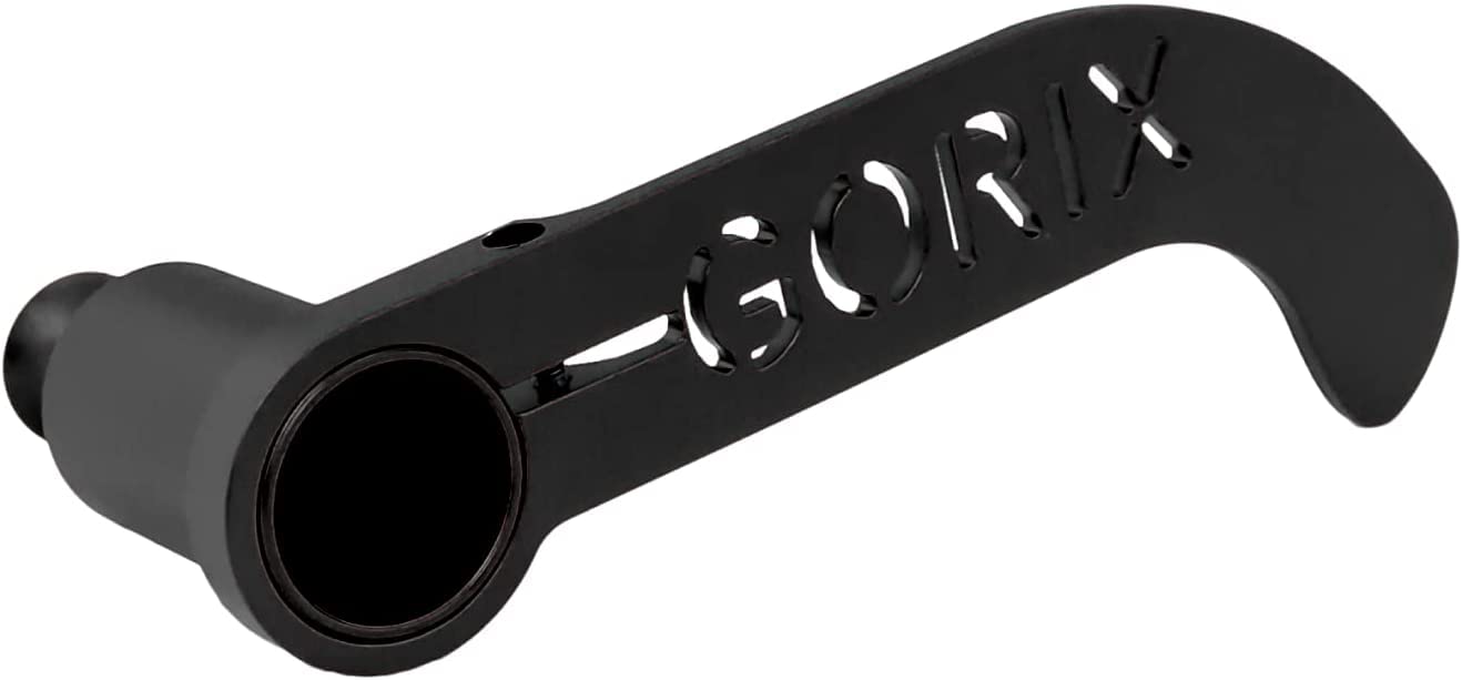 GORIX Bike Rear Derailleur Guard Protector Light Mount MTB Road Mountain Bicycle (GX-DGUARD) (Black)