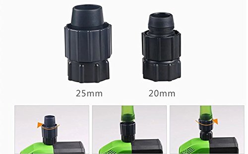 Amphibious Submersible Pump 110-120V 40W 1188GPH 14.7ft Lift Multi-function Water Flow Adjustable Variable Frequency Pump for Aquarium Pond