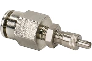 Viair Corporation DOT Inflation Valve (for 3/8" Air Line) PTC Style, Nickel Plated (2 pcs), Gold