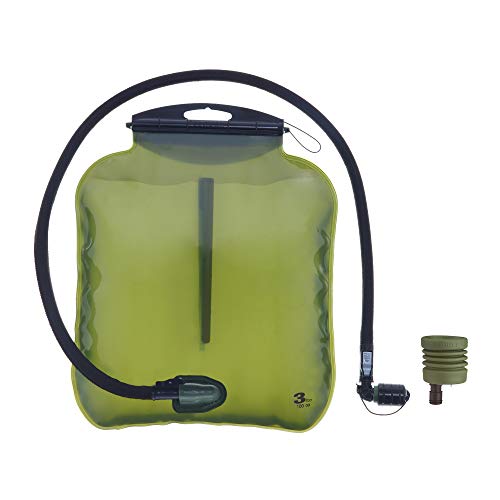 Source Hydration Bladder Kit- ILPS Low Profile - 3 Liter (100oz) Water Bladder with High Flow Storm Valve and UTA Universal Tube Adapter for Rapid Bladder Refill - Thumbnail 7