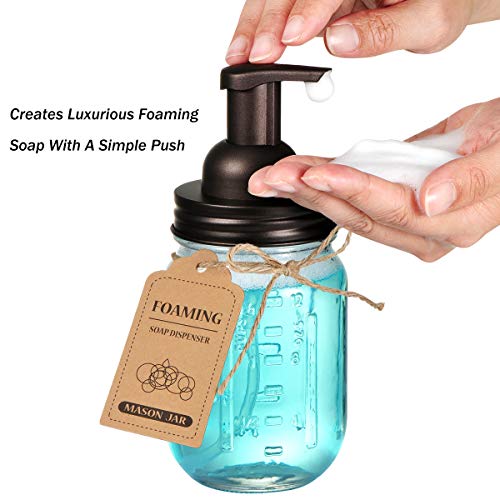 Mason Jar Foaming Soap Dispenser Lids Bronze Rustproof Stainless