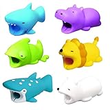 Cable Chomper, Cable Bites Cute Animal Bite Cable Protector Phone Charger Accessory,6 Pack