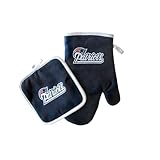 New England Patriots NFL Oven Mitt and Pot Holder Set