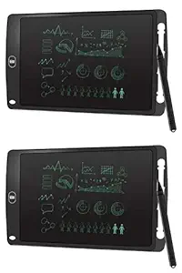 Ionix Toys, Kids Toys, Toys for Kids, Writing pad, LCD Writing pad, Writing Tablet, Kids Toys for Boys/Girls, Toys for Boys 4 Year, stoys for 2 Year Old, 8.5Inch Screen, Remove Button (Pack of 02)