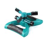 Leafgreen Lawn Sprinkler, 360 Rotating Adjustable Garden Sprinkler with 3600 SQ FT Coverage Premium Quality Lawn Irrigation System
