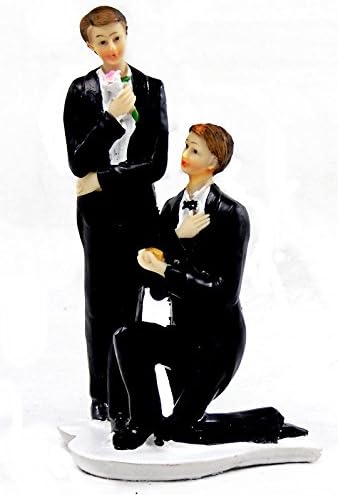 Romance Gay Love Never Dies Wedding Couple Figurine Happy Couple Design Statue Sculpture