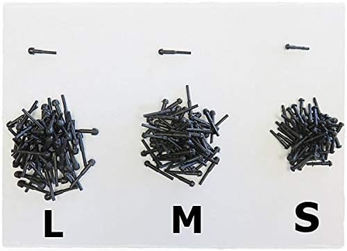 3L, 3S Replacement Bumpers for Grooming Beauty Scissor Black Rubber Parts