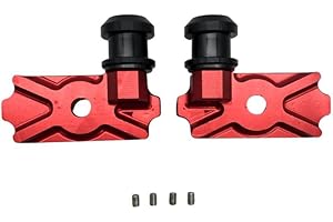 Motorcycle Block Frame Swingarm Swing Arm Spool Slider Adapters Mounts For CBR250R 2011-2018 (Red)
