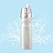 AURANY Mist Spray Water Bottle, Sport Anti-Leak Drinking Water Bottle with Mist Hydration 20oz (White)