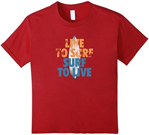 Kids Surfing - Live to Surf, Surf to Live 10 Cranberry