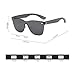 2020 VentiVenti Retro One Piece Square Rimless Sunglasses Anti Reflective Frameless Fashion For Women Men,Smoke Lens