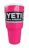 YETI Coolers Rambler Tumbler, Stainless Steel, 30oz, One Size
