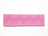 Longzang Silicone Lace Mat Art Deco Fondant Mold Silicone Molds Craft Mould DIY Cake Decorating L047