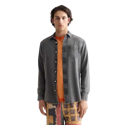 Scotch & Soda Camicia Uomo, Black Spark 001, M