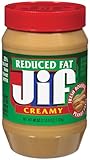 Jif Creamy Reduced Fat Peanut Butter Spread, 40 Ounce (Pack of 8)