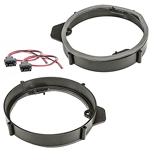 Sound-way - Loudspeaker rings adapter brackets suitable for Mercedes Class A/B/E/CLA/GLK - KC-ME01