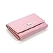 RFID Leather Trifold Wallet for Women - Secure Small Evening Clutch Purse