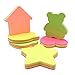 HAIJSEVR Sticky Notes, Self-Stick Removable Shaped Sticky Note - 14 Pads - 100 Sheets 6 Pad Shaped Note -20 Sheets 8 Pad Animal Notes(14 Pack)