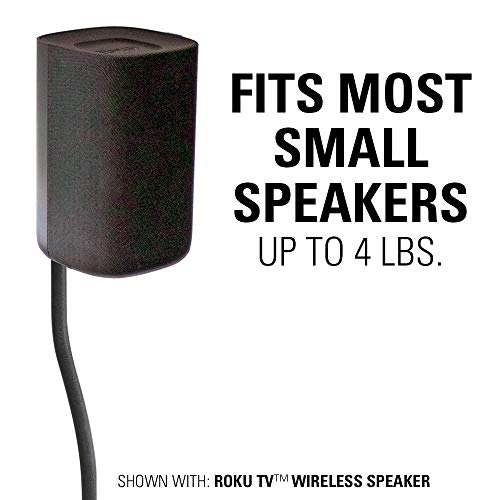 Sanus Home Theater Series Adjustable Height Speakers Stands for Satellite Speakers Tear Drop