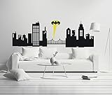 Gotham City - Boy Girl Room - Mural Wall Decal Sticker For Home Car Laptop (Wide 50