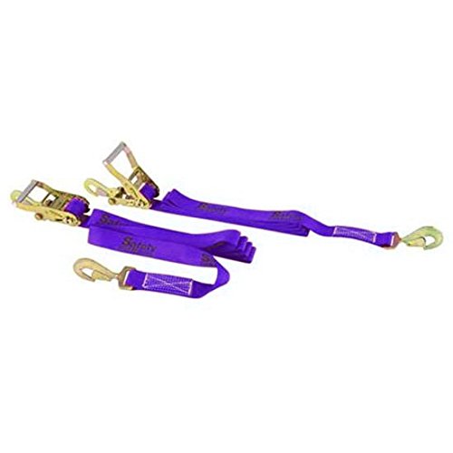 Speedway Motors Safety Racing Tie Downs, Purple 15 Straps, 5,000lb Break 1,666lb Work