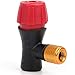 Hypercon Red Zeppelin CO2 Bike Inflator, Portable, Quick and Easy, Presta and Schrader Valve Head Compatible, Bicycle Tire Pump for Road and Mountain Bikes, Works with Any Threaded Cartridges