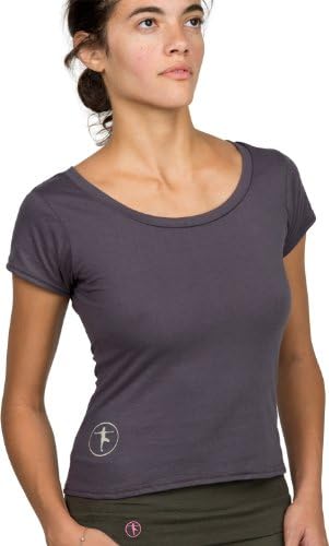 YOGiiZA Women's Organic Short &amp; Sweet Tee - Queen Fullmoon Night