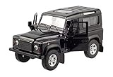 Welly Collection 1:24 Land Rover Defender Diecast Vehicles, Black