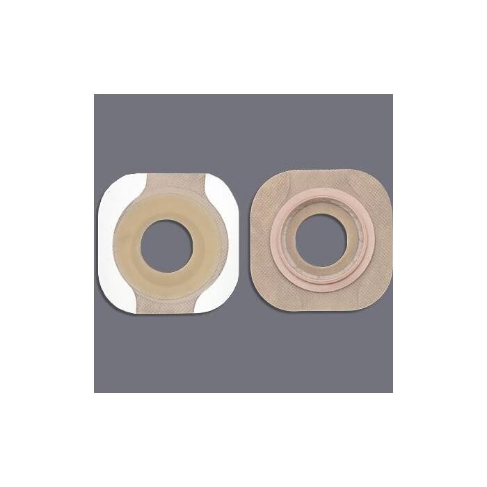 Colostomy Barrier New Image Flextend Pre-Cut, Tape 1-3/4" Flange Green Code Hydrocolloid 7/8" (#14703, Sold Per Box)