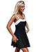 luvamia Women's One Piece Bowknot Swimdress Bandeau Swimsuit Skirted Bathing Suit