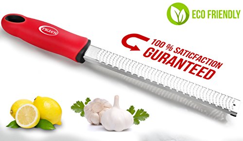 image for Teja's 3 in1 Lemon Zester & Cheese grater Stainless Steel Premium Qual