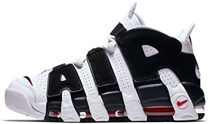 nike more uptempo white black