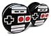 Retro Nintendo NES Controller Ear Plugs - Acrylic Screw-On - New - 8 Sizes - Pair