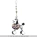 Poodle Gifts Jewelry for Dog Lovers Enamel Pets Dog Pendants Necklace Women's Keyring Design