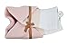 Cotton Rope Basket for Storage and Organization in Baby Nursery or Kids Room | Extra Large 18” x 16” Decorative Laundry Hamper, Organizer for Blankets, Towels, Toys, Books | Pink/White