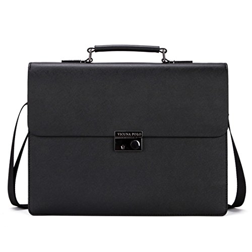 Vicuna polo business man bag theftproof lock leather br…