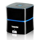 Turcom 5 Watt Enhanced Bass Portable Wireless Bluetooth Speaker with Latest Bluetooth Technology, 8-12 Hour Playtime - Retail Packaging - Titanium Grey