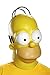 Disguise Men's Homer Adult Costume Mask, Yellow, One Size