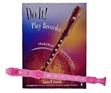 Recorder Pack: Yamaha Pink Soprano Recorder with Do It! Play Recorder! Book