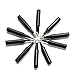 Persder 10pcs Solder Soldering Iron Tip for Hakko Atten Quick Station 900m 933 907 936 852 852d 852+ 936 937 -Black