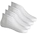 Hotop 2 Pairs Moisturizing Socks Foot Spa Socks Moisture Enhancing Socks Cosmetic Socks for Dry Hard Cracked Skin, White
